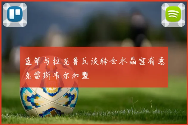 蓝军与拉克鲁瓦谈转会水晶宫有意克雷斯韦尔加盟